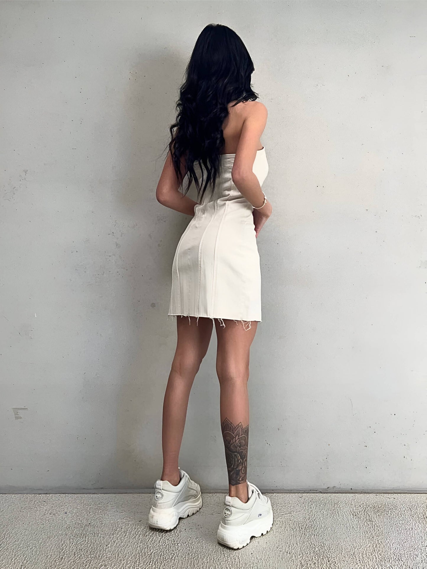 Mini Tube Denim Dress